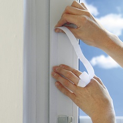 Těsnění oken pro mobilní klimatizace